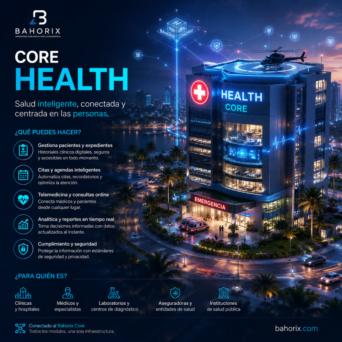Health — distrito del ecosistema Bahorix
